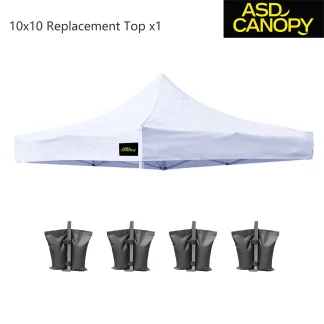 ASDCANOPY Replacement Top Cover for 10x10/10x15/10x20 Pop Up Canopy